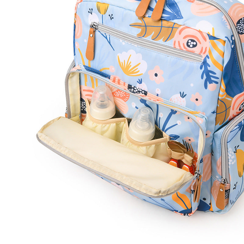 Vielseitiger Rucksack mit Blumenmuster Karnz