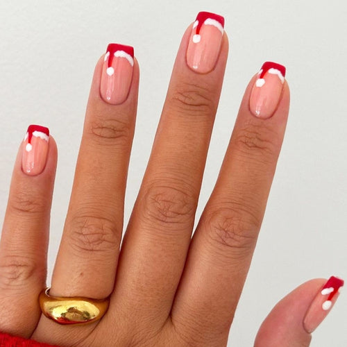 Kreatives Kunstnagelset mit festlichem Weihnachtsdesign Karnz