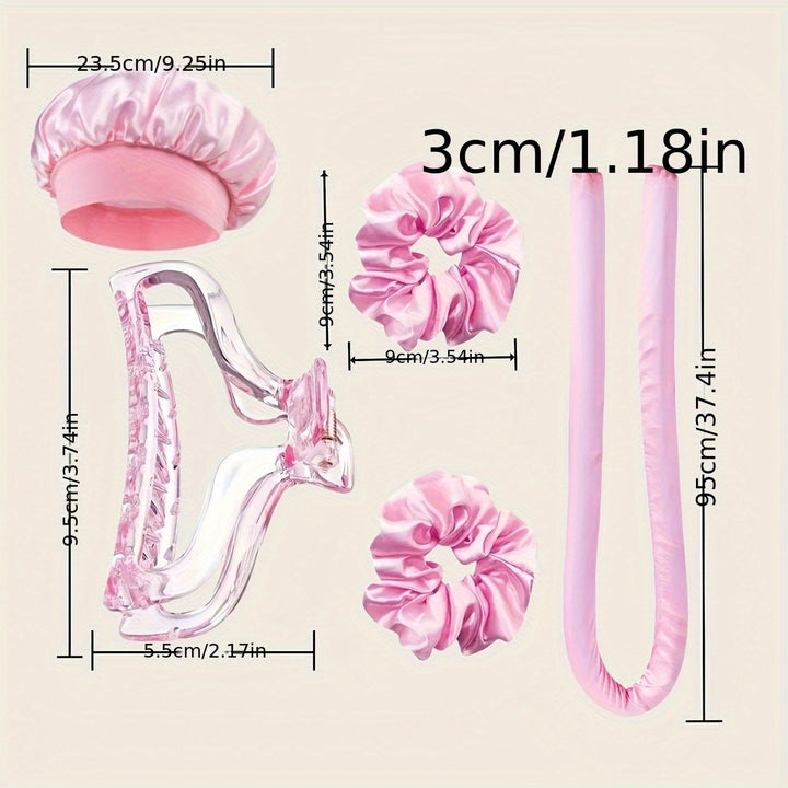 Satin-Haar-Wickel-Set