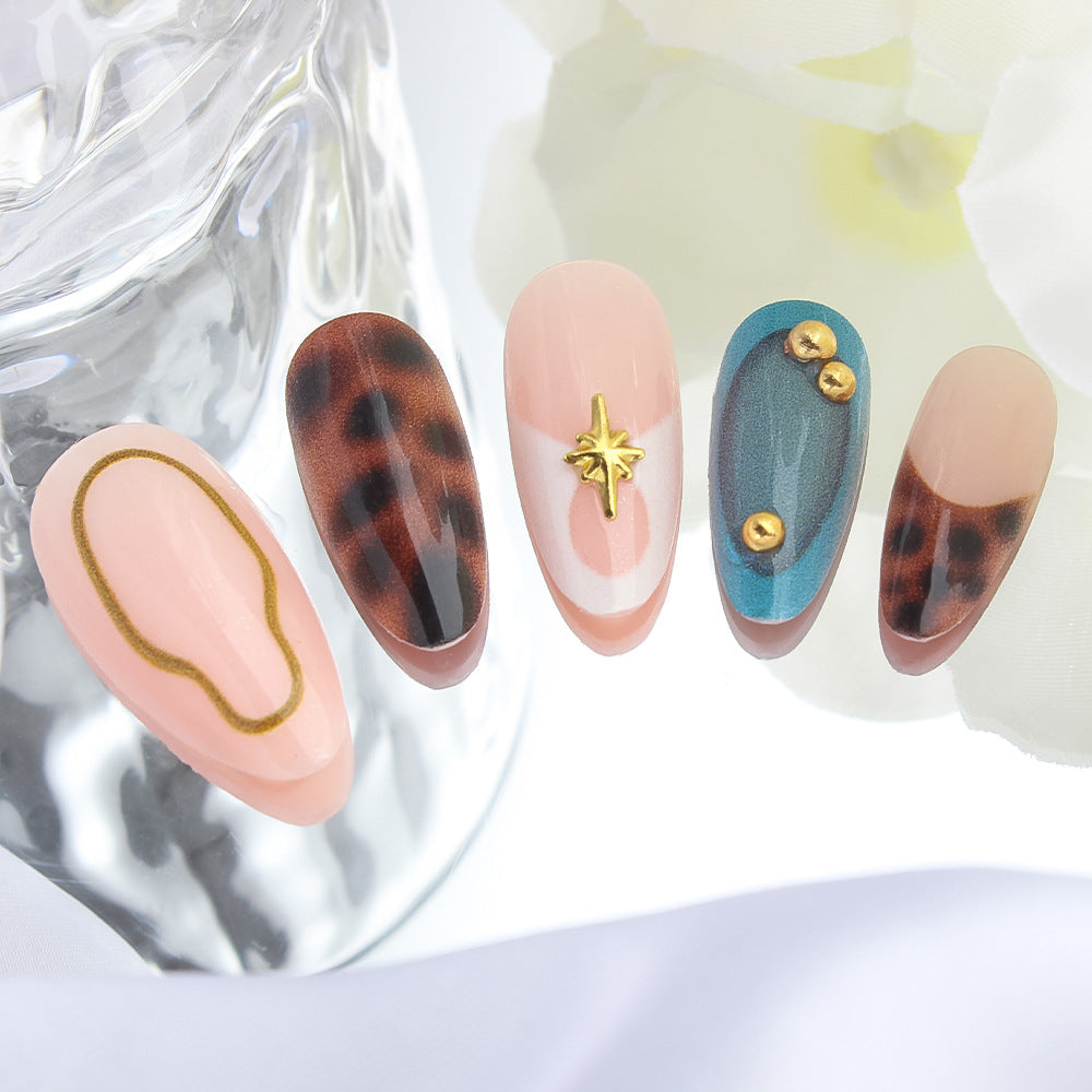 Eleganter Gel Press-On Nagel Set Karnz