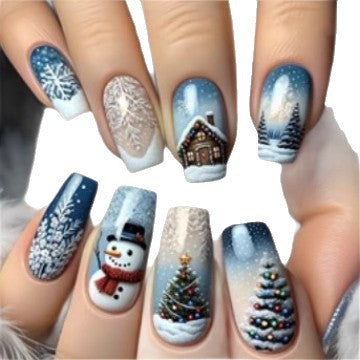 Festliches Feiertags-Nagelkunst-Set Karnz