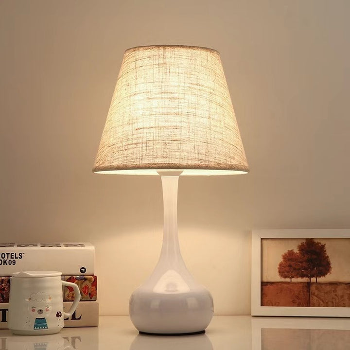 Moderne Stoffschirm Tischlampe