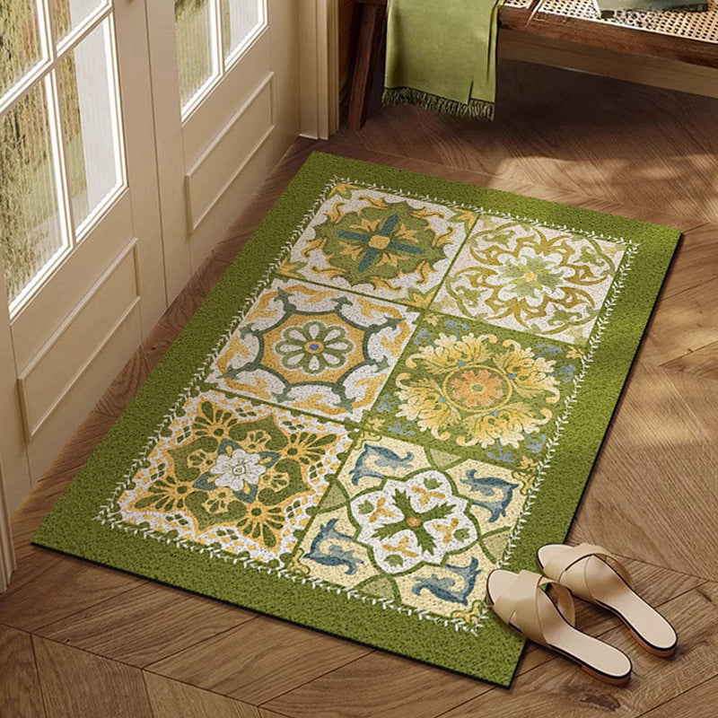 Vintage-inspirierter dekorativer Teppich
