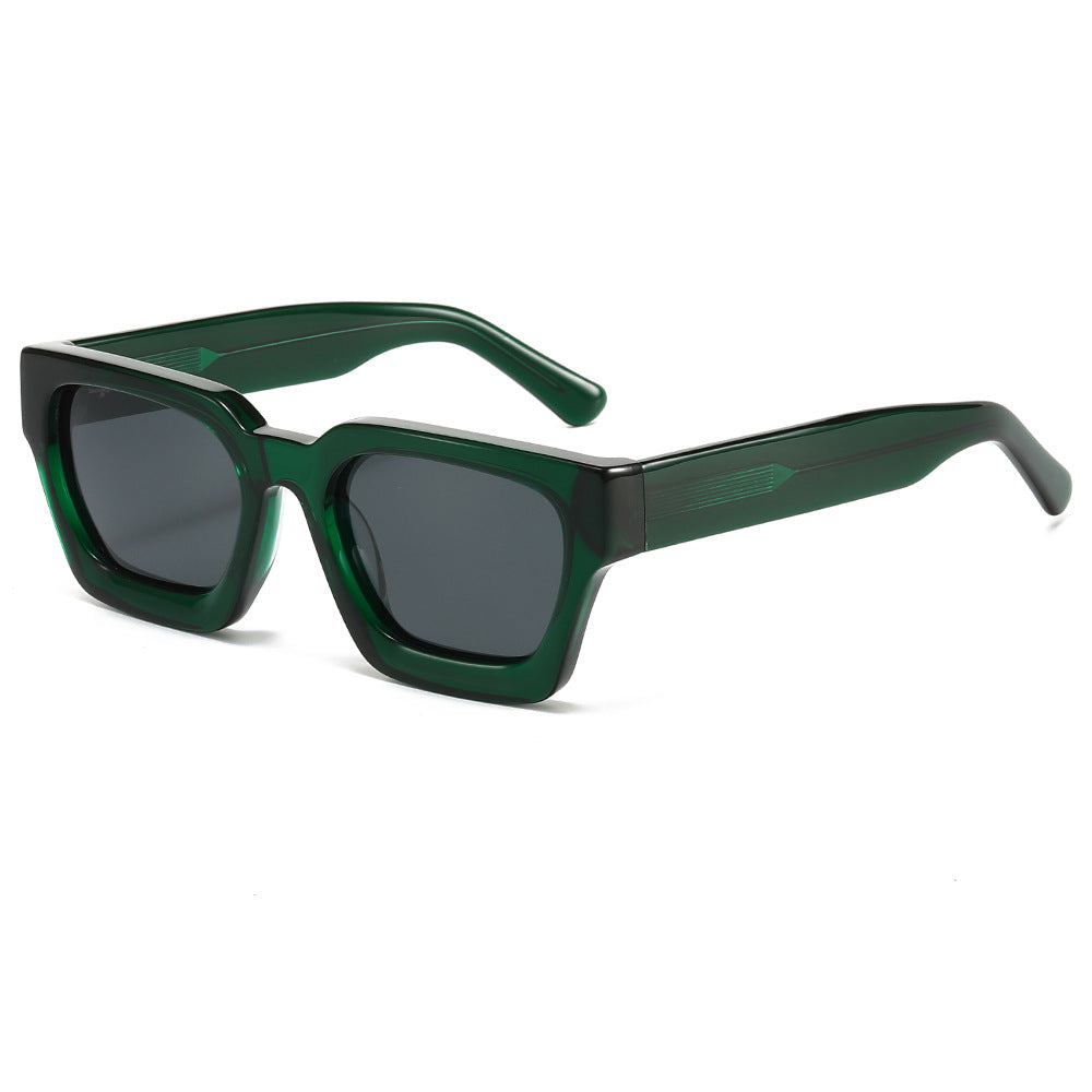 Damen designer Sonnenbrille mit modernem, quadratischem Rahmen und UV-Schutz Karnz