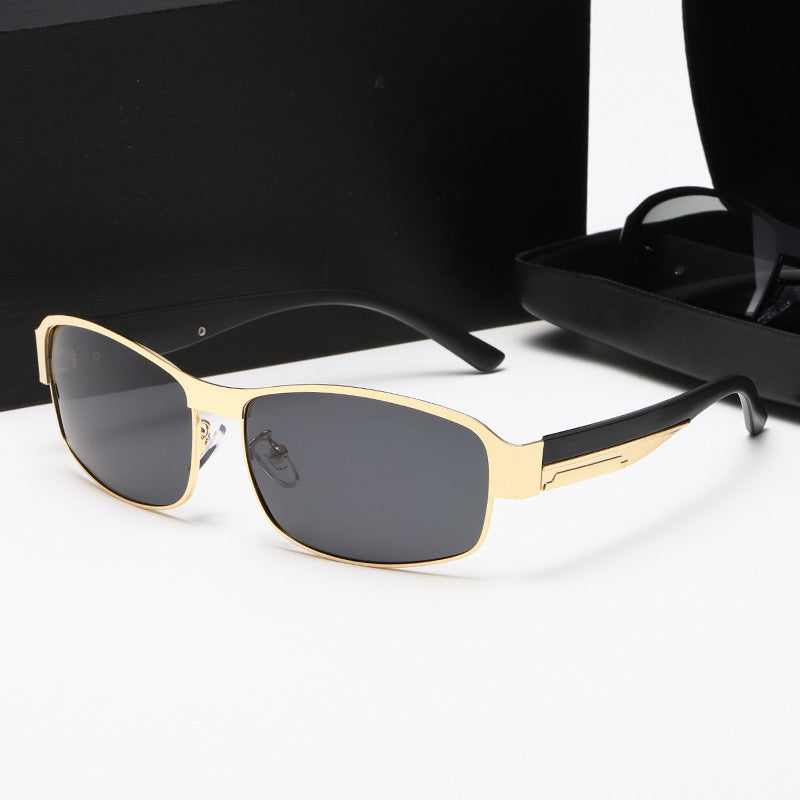 Damen Sportliche Sonnenbrille mit robustem Metallrahmen und polarisierenden Gläsern Karnz
