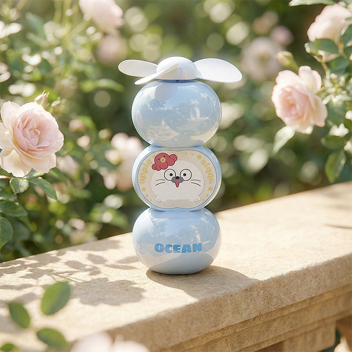 Damen kreativer tragbarer Mini-Ventilator mit Katzenmotiv Karnz