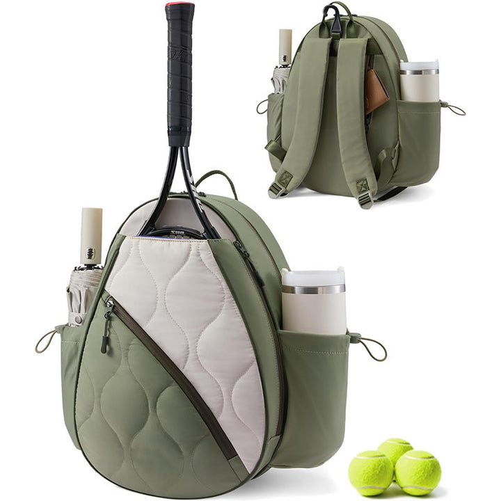 Gestepptes Tennisschläger-Rucksack Karnz