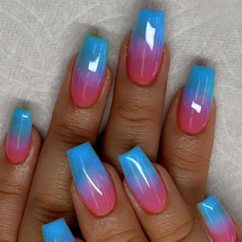 Gradient Press-On Nail Set Karnz