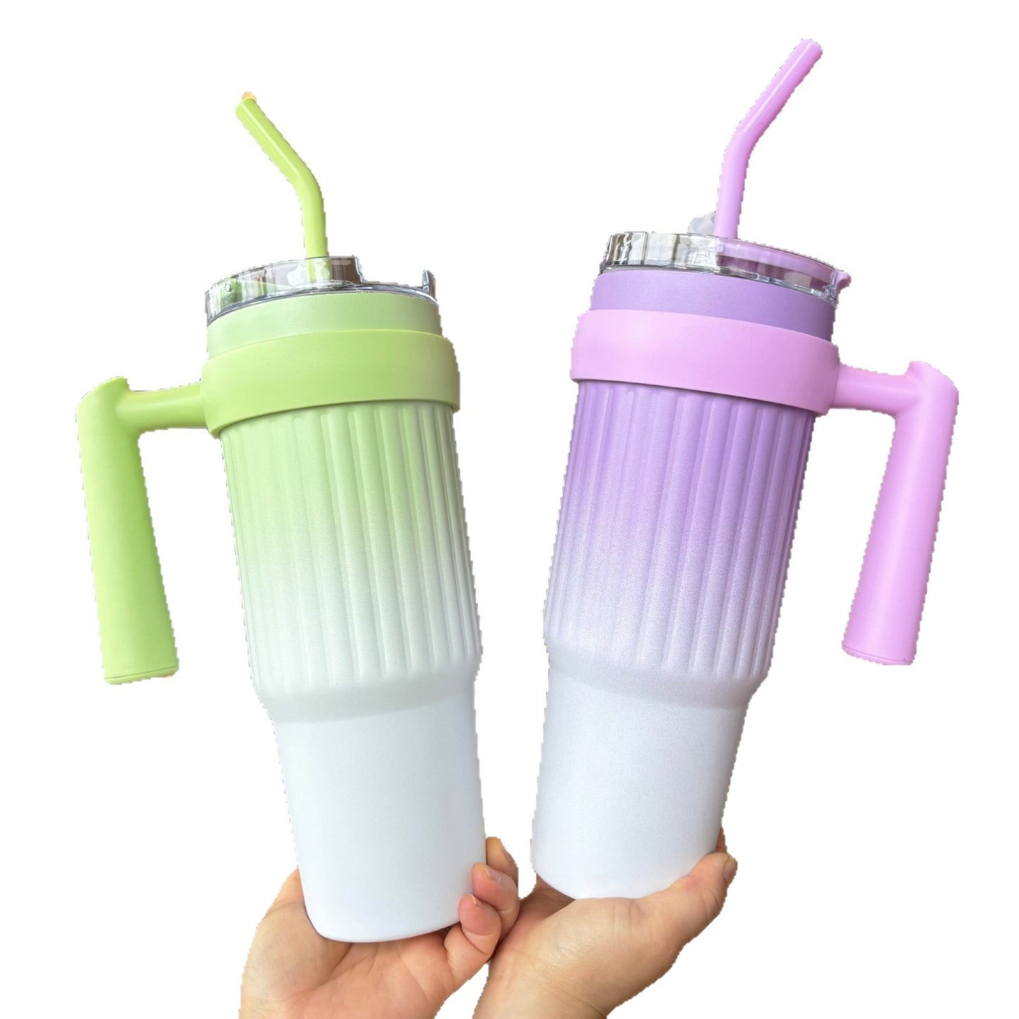 Damen Multifunktionale Getränkeflasche mit praktischem Tragegriff Karnz