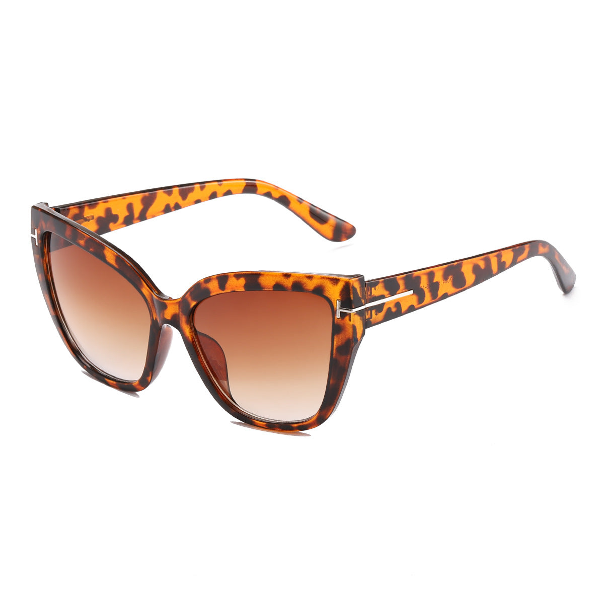 Damen Cat-Eye Sonnenbrille mit modischem Strukturrahmen Karnz