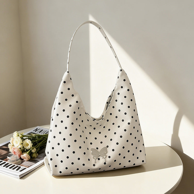 WoChic Punkte Schultertasche Karnz
