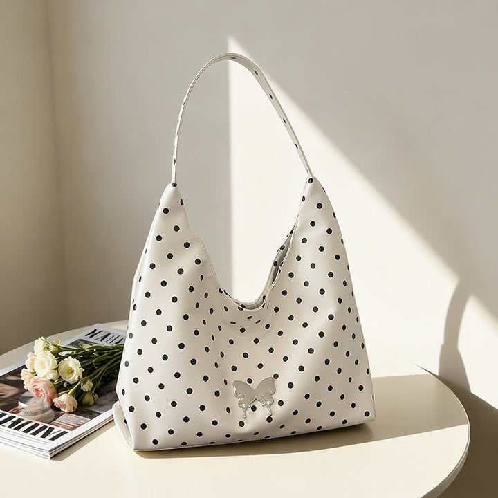 WoChic Punkte Schultertasche Karnz
