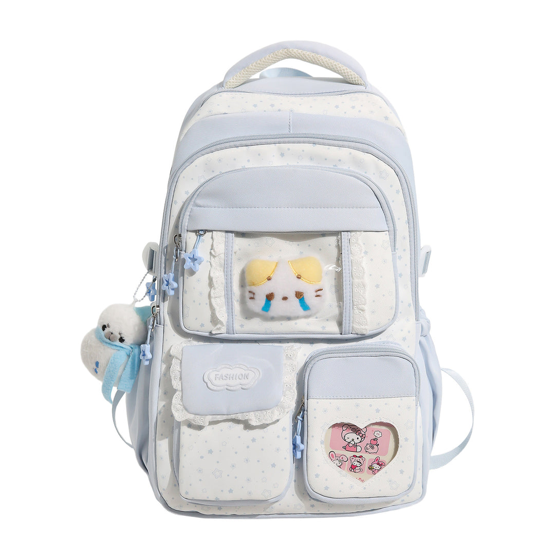Stylische Sternen-Print Freizeit-Rucksack Karnz