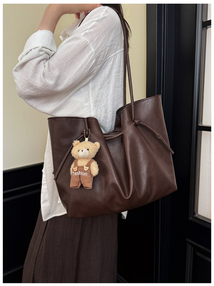 Lässige Zugband-Shopper-Tasche