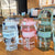 Damen Sportliche Wasserflasche mit praktischem Tragesystem Karnz