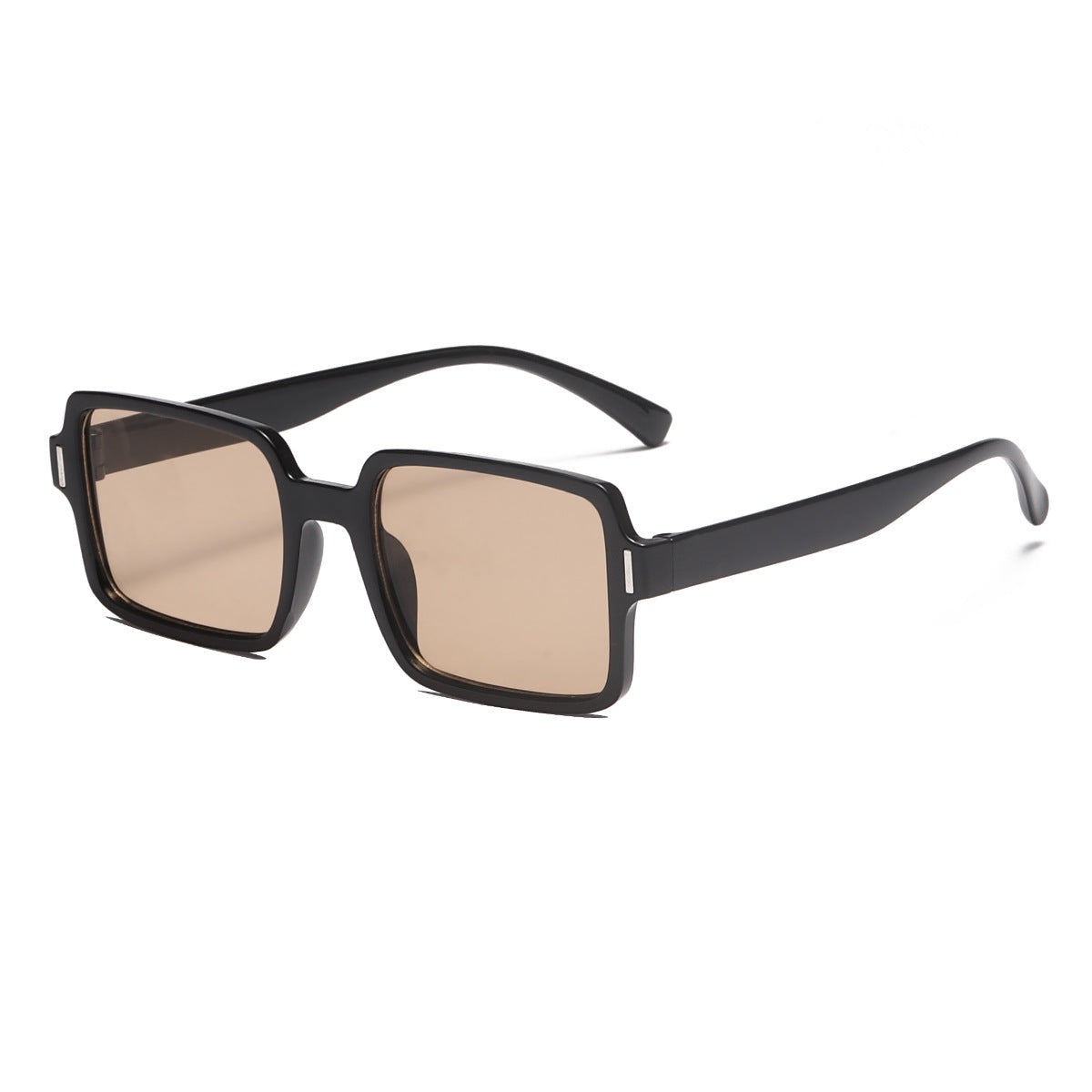 Damen quadratische Sonnenbrille im eleganten Leopardenmuster Karnz