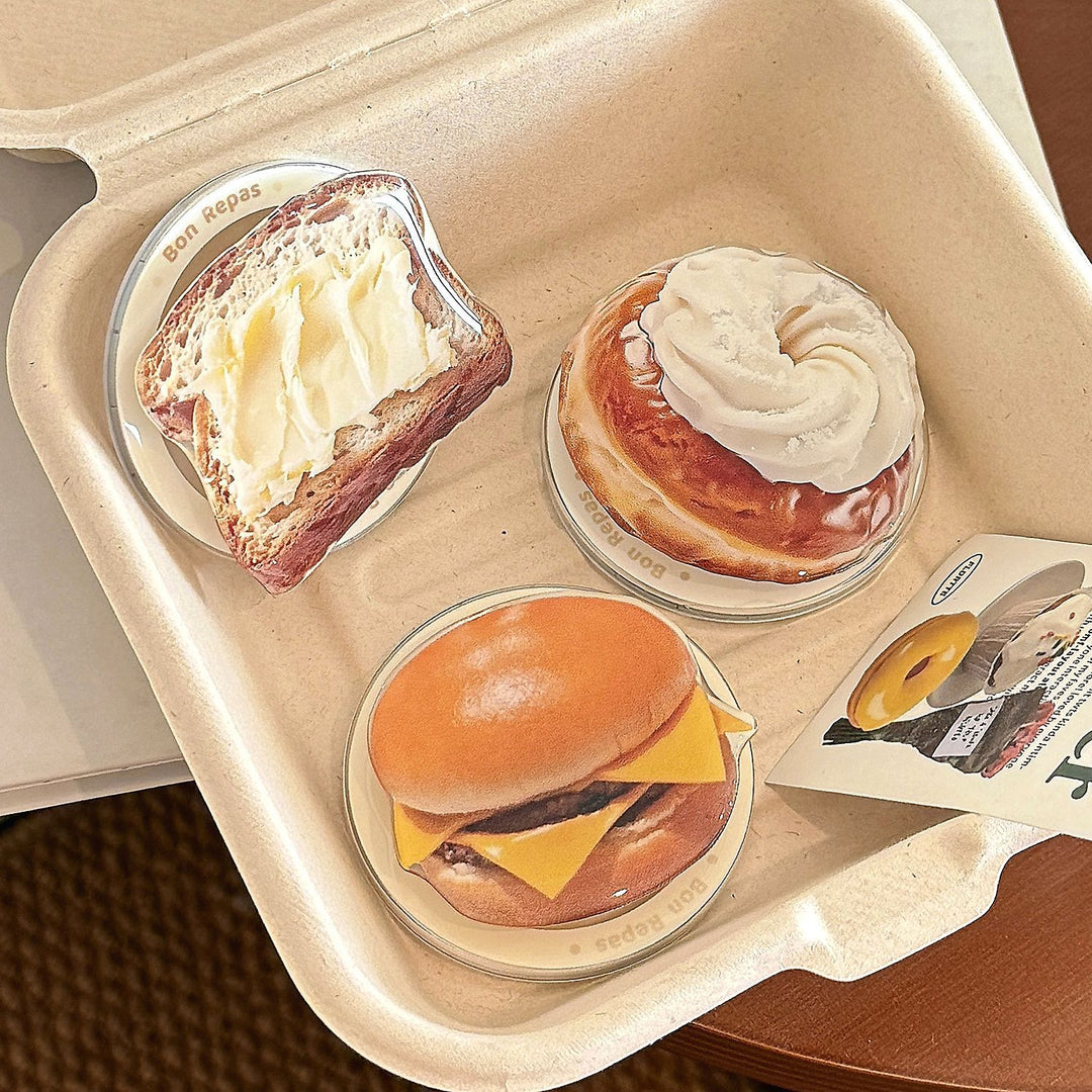Origineller Untersetzer im Burgerdesign Karnz