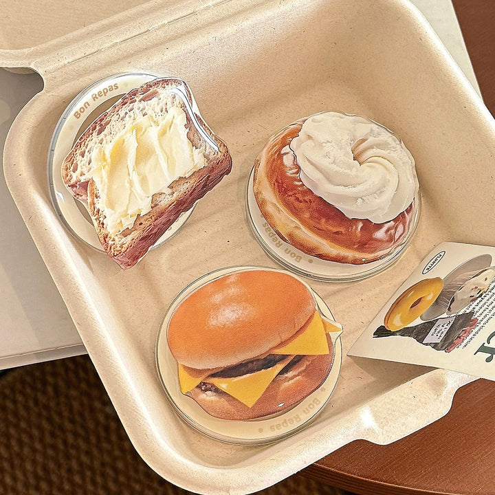 Origineller Untersetzer im Burgerdesign Karnz