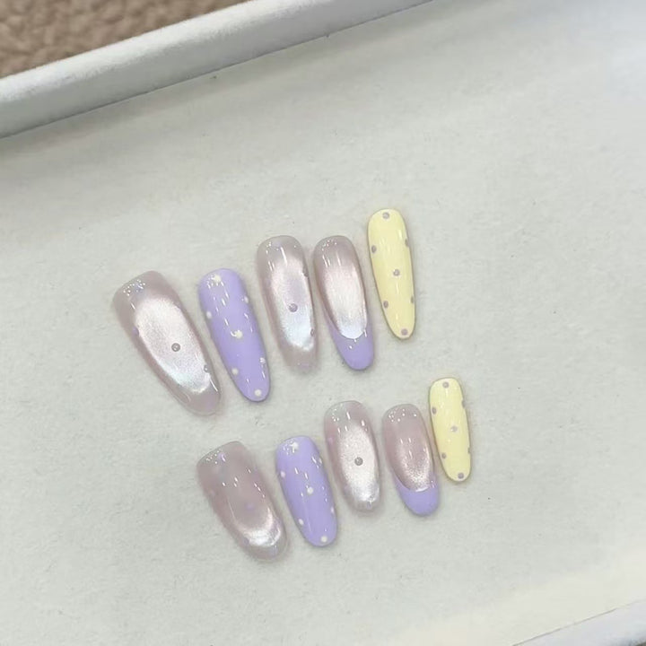 Elegantes Press-On-Nageldesign-Set Karnz