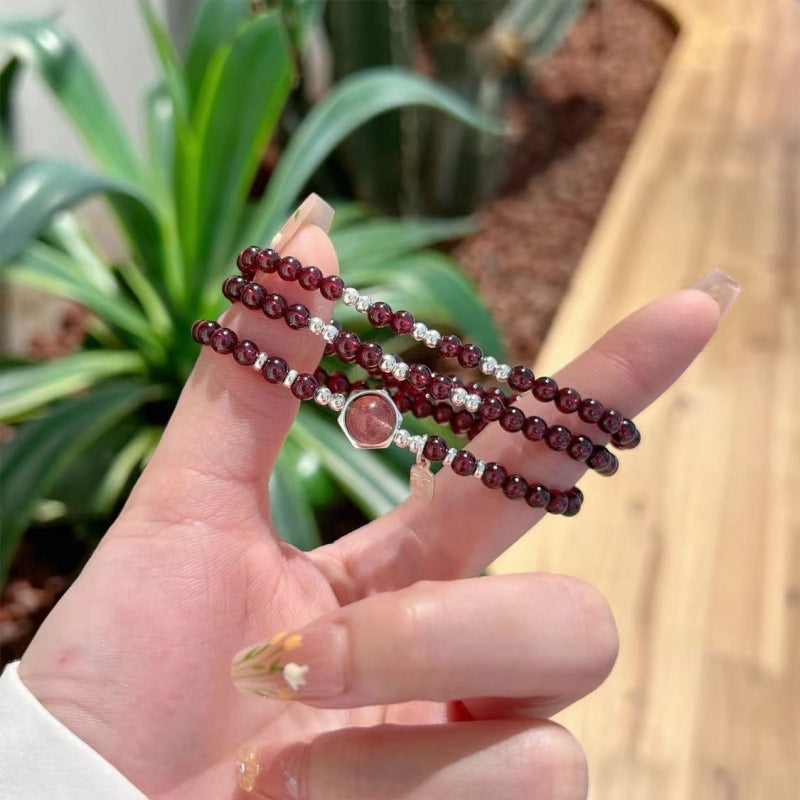 Natürliche Stein Perlenarmband Karnz