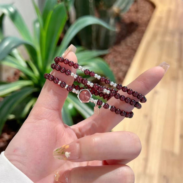 Natürliche Stein Perlenarmband Karnz