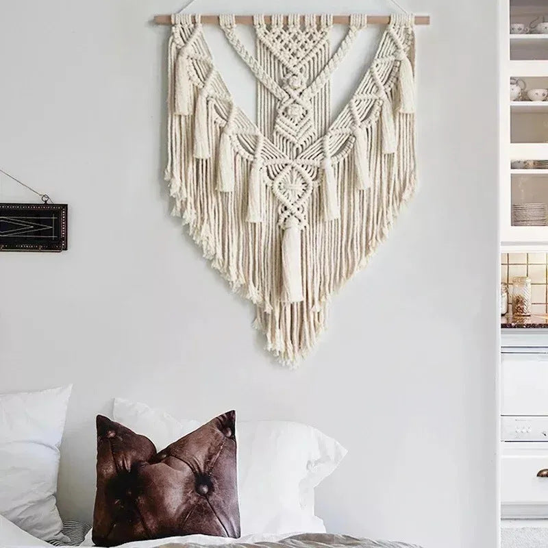 Macrame Wandbehang Karnz