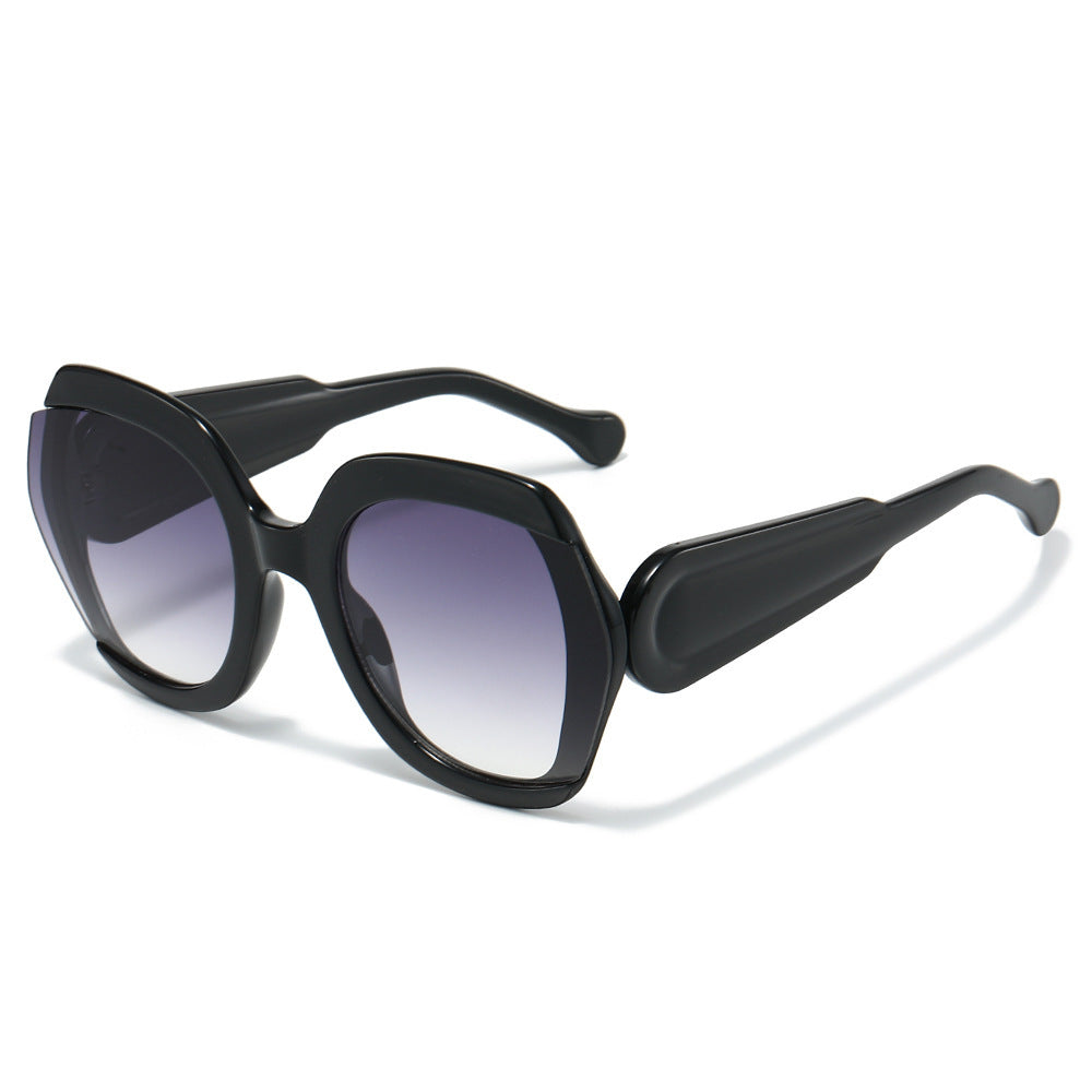 Modebewusste Übergroße Sonnenbrille Karnz