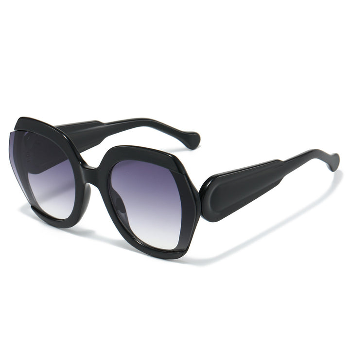 Modebewusste Übergroße Sonnenbrille Karnz