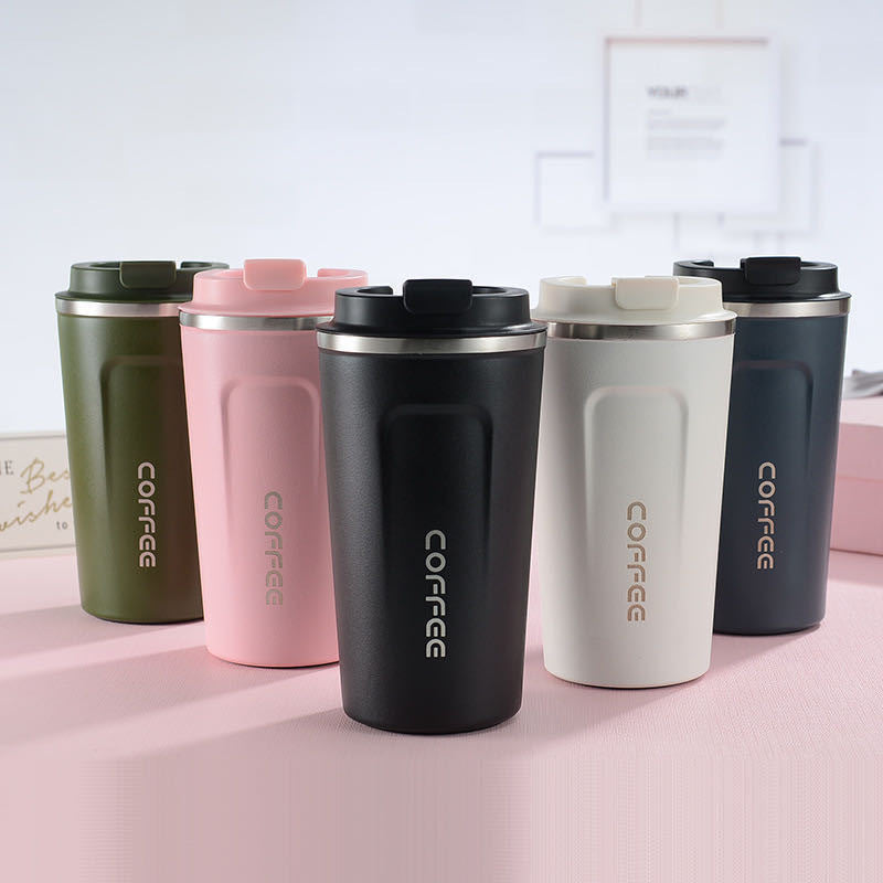 Damen stilvoller Kaffeebecher mit doppelter Wand Isolierung Karnz