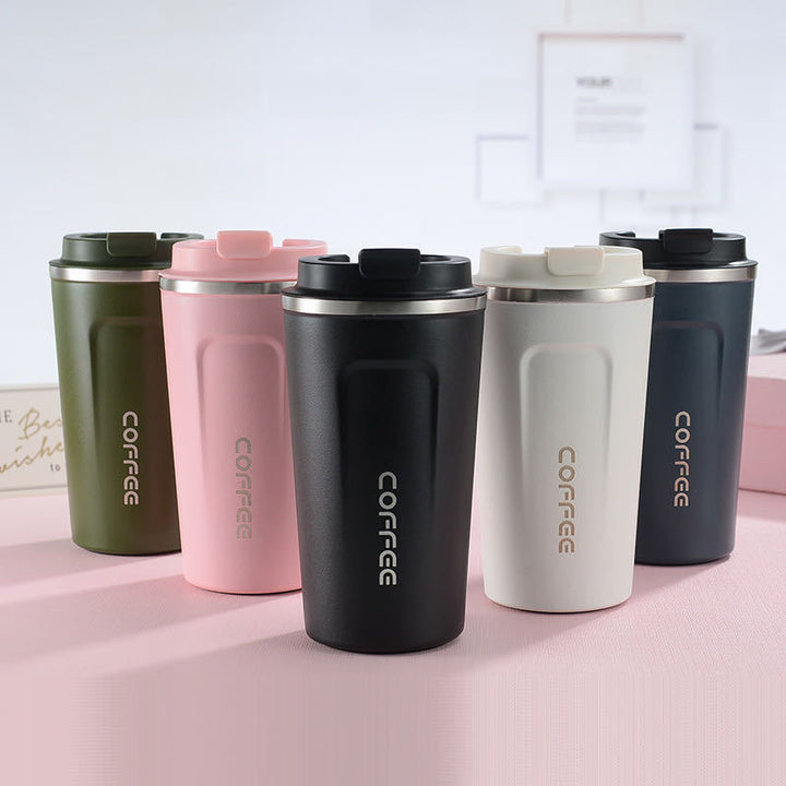 Damen stilvoller Kaffeebecher mit doppelter Wand Isolierung Karnz