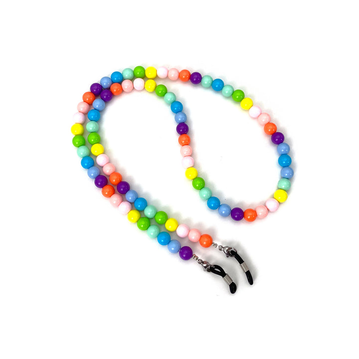 Bunte Perlen Sonnenbrillen Kette Karnz