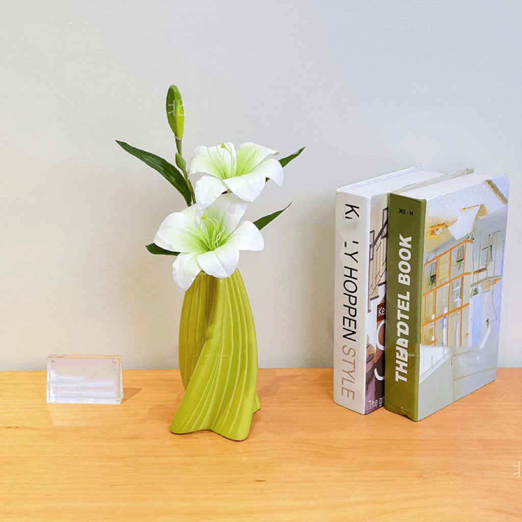 Elegante dekorative Blumenvase für die Wohnkultur