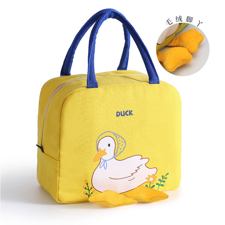 Enten-Themen Isolierte Lunchbox
