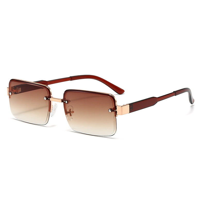 Damen Designer-Sonnenbrille im modernen Rechteck-Design Karnz