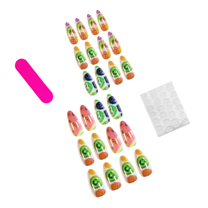 Kunstvolle Frucht-Nagelkunst Karnz