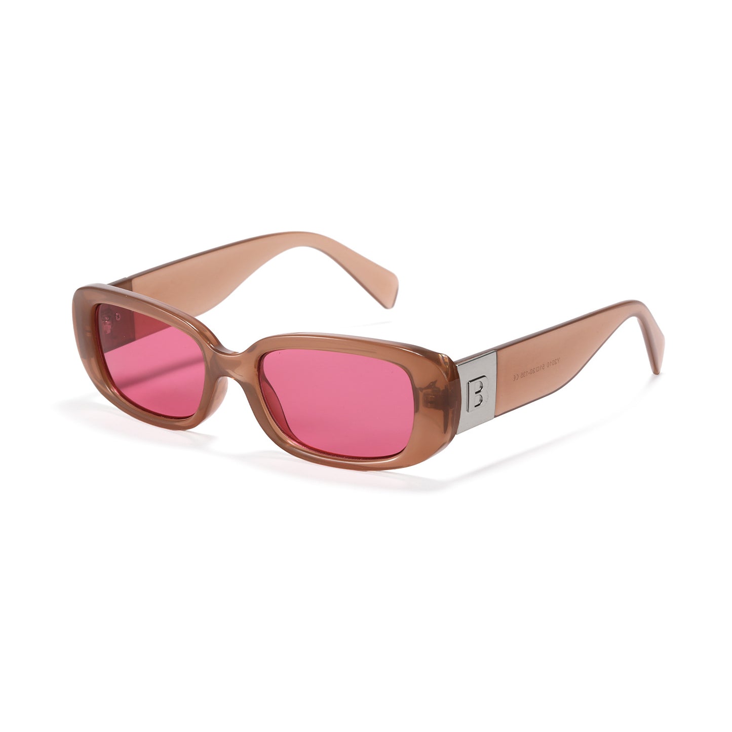 Damen trendige Sonnenbrille mit modischem Klarglasrahmen und UV-Schutz Karnz