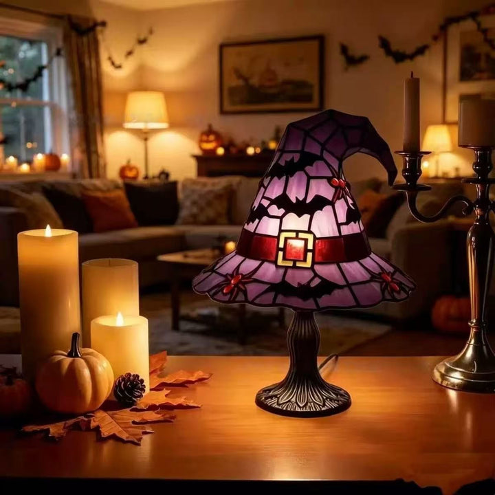 Halloween-Themen Hexenhut Tischlampe Karnz