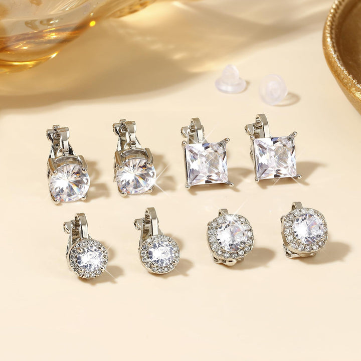 Luxuriöses Multi-Stone Ohr-Cuff-Set Karnz