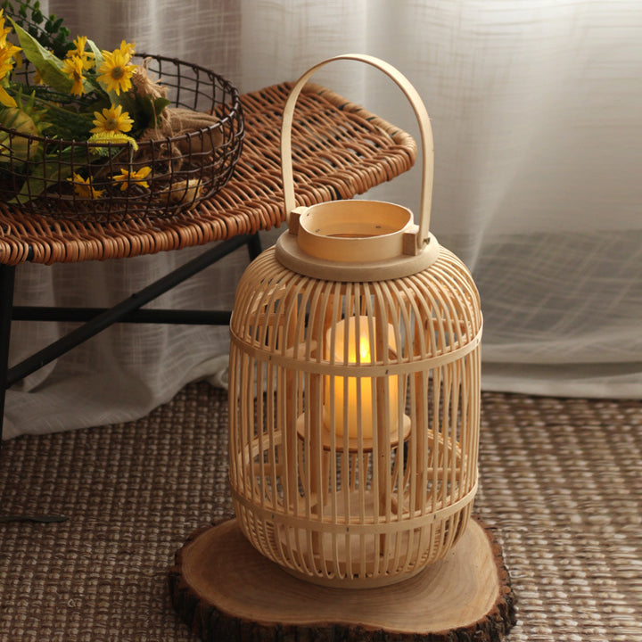 Dekorative Laterne aus Rattan Karnz