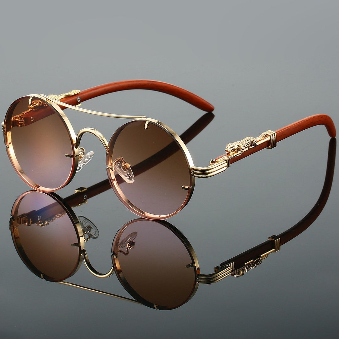 Modische runde Rahmen Sonnenbrille