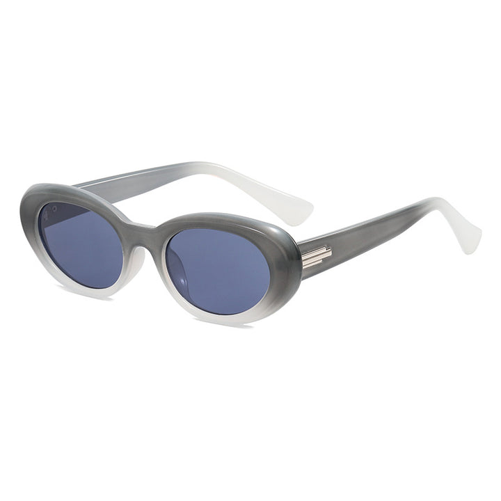 Damen elegante ovalförmige Sonnenbrille mit hochwertigen Gläsern Karnz