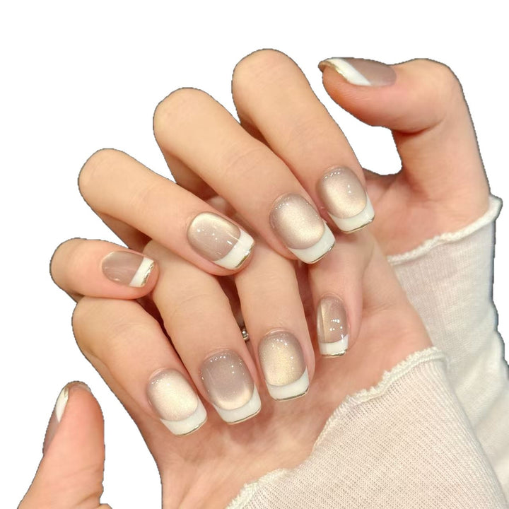Elegantes Ombre Press-On Nagelkunst Set