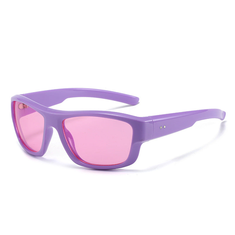 Damen Sport-Sonnenbrille mit robustem Rahmen und UV-Schutz Karnz