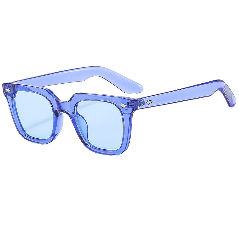 Damen modische Brille mit oversized, transparentem Rahmen Karnz