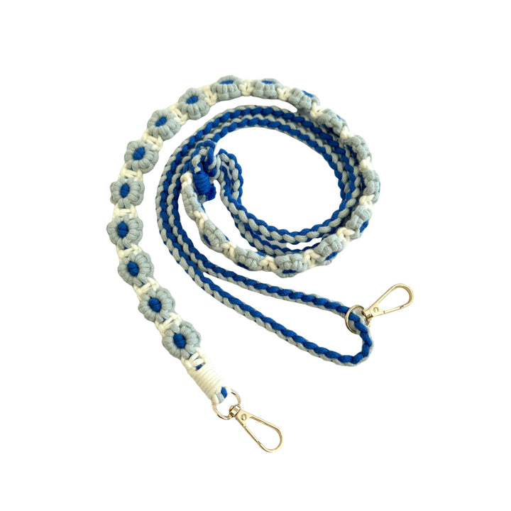 Macrame-Hundeleine mit floralen Details Karnz