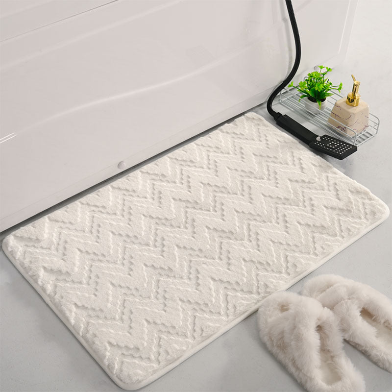 Chevron-Muster Anti-Rutsch Badematte