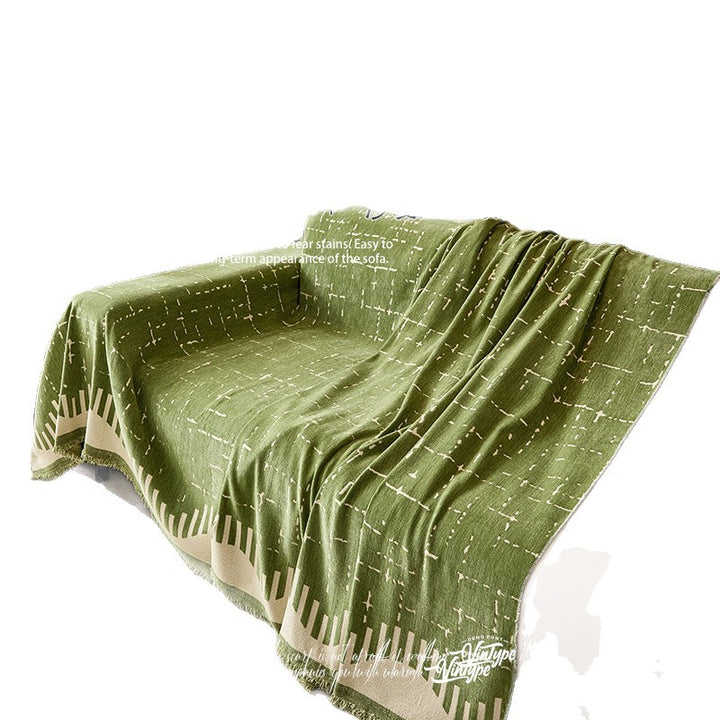 Modern geometrisches Muster Sofa-Wurfdecke