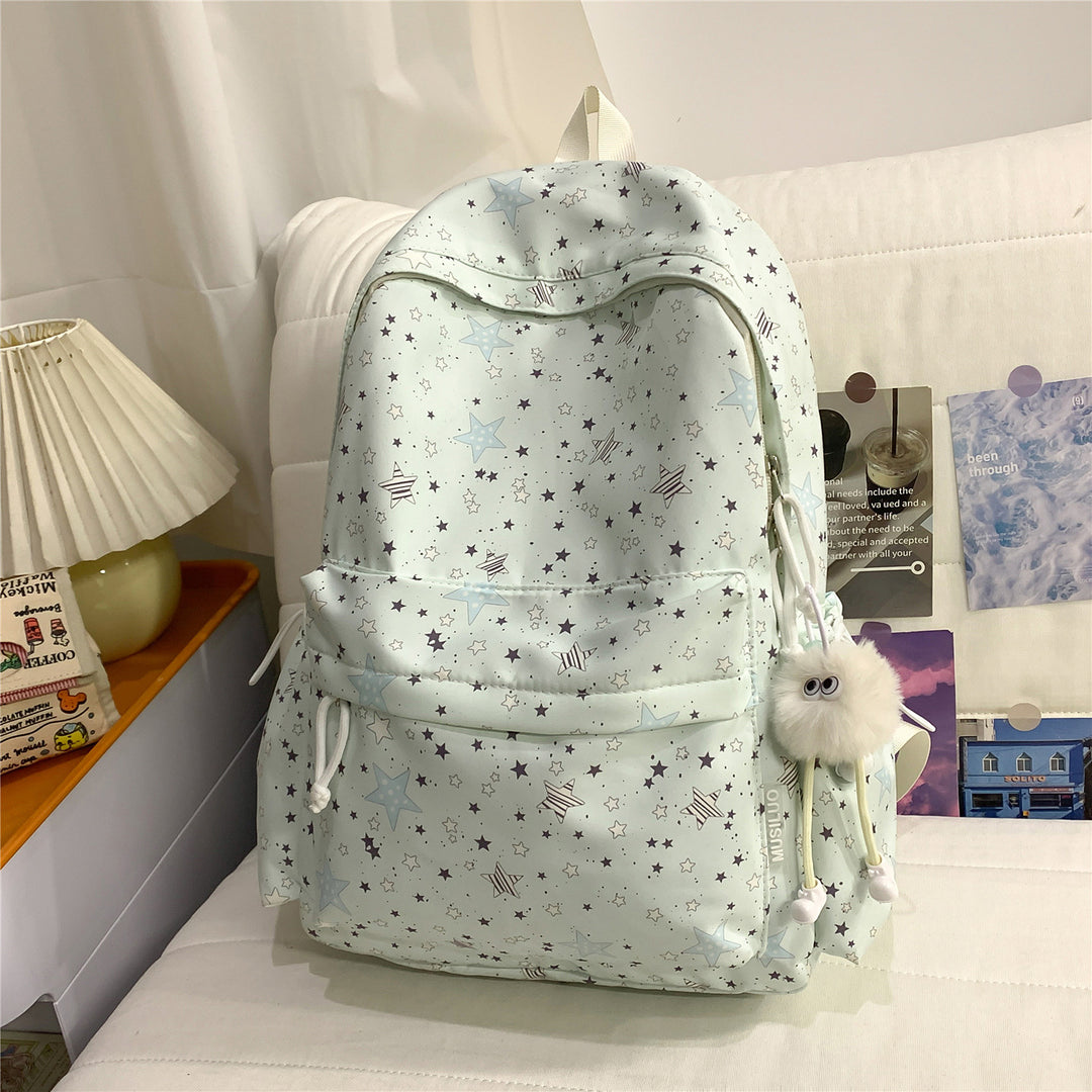 Trendiger Sternmuster-Rucksack Karnz