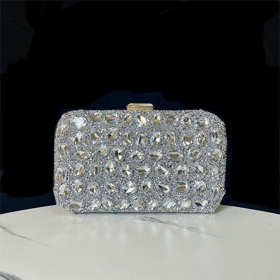 Glamouröse Bejeweled Abend Clutch