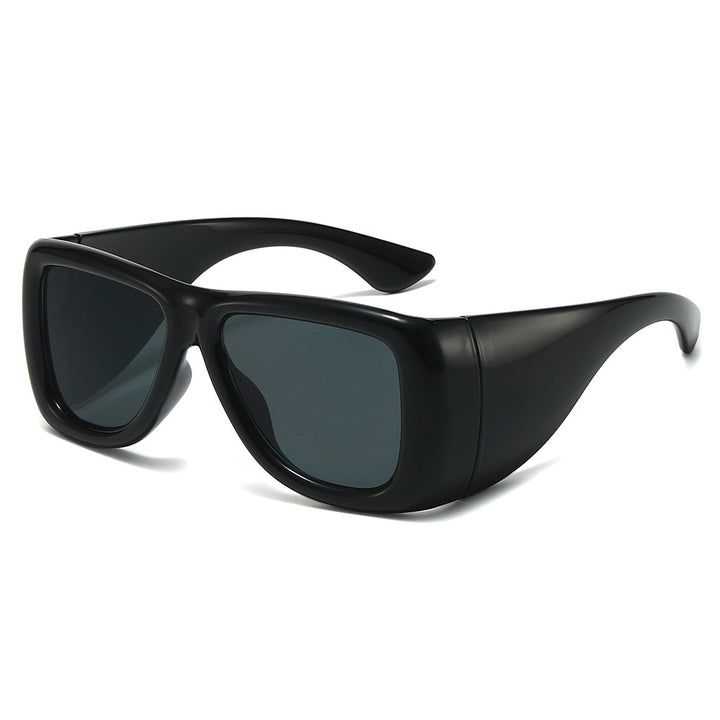 Oversized modegetriebenen Shield-Sonnenbrillen Karnz